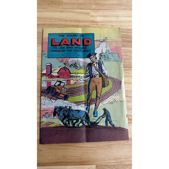 Soil Conservation Society of America Other - Vintage The Story of Land Soil Conservation Society Educational Comic Booklet